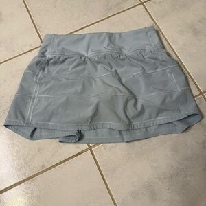 Lululemon Pace Rival tennis skirt, powder blue, size 2